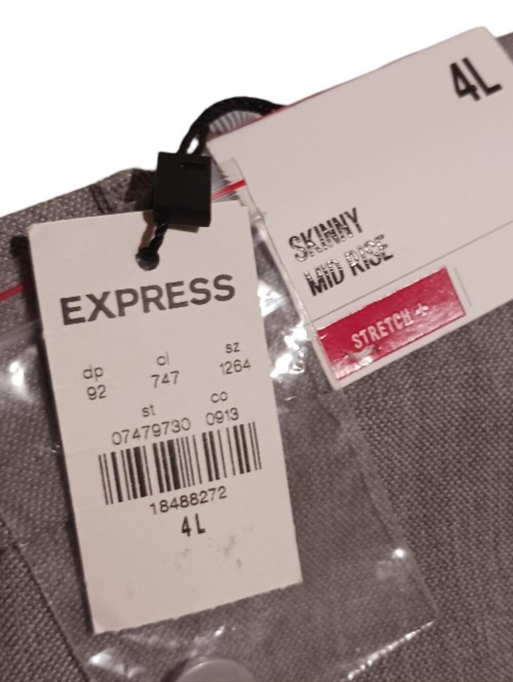 Express Sleek Skinny Mid Rise Pants Long - Picture 7 of 9